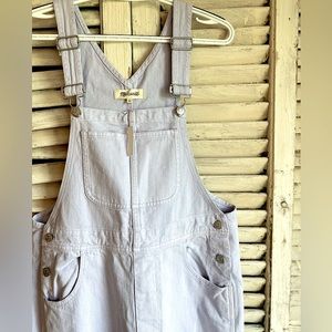 Madewell beautiful blue-lavender overalls , NWT